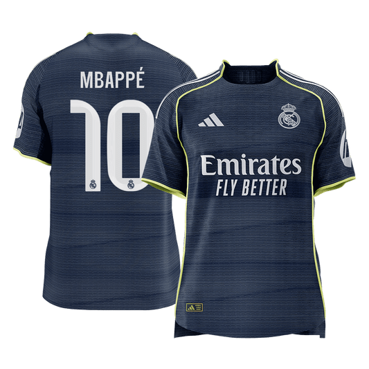 Real Madrid 2025/26 Vieras Pelipaita (Player Version) Miesten MBAPPÉ #10 [PREMIUM]