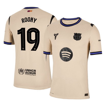 Barcelona 2025/26 UCL Vieras Pelipaita (Player Version) Miesten ROONY #19