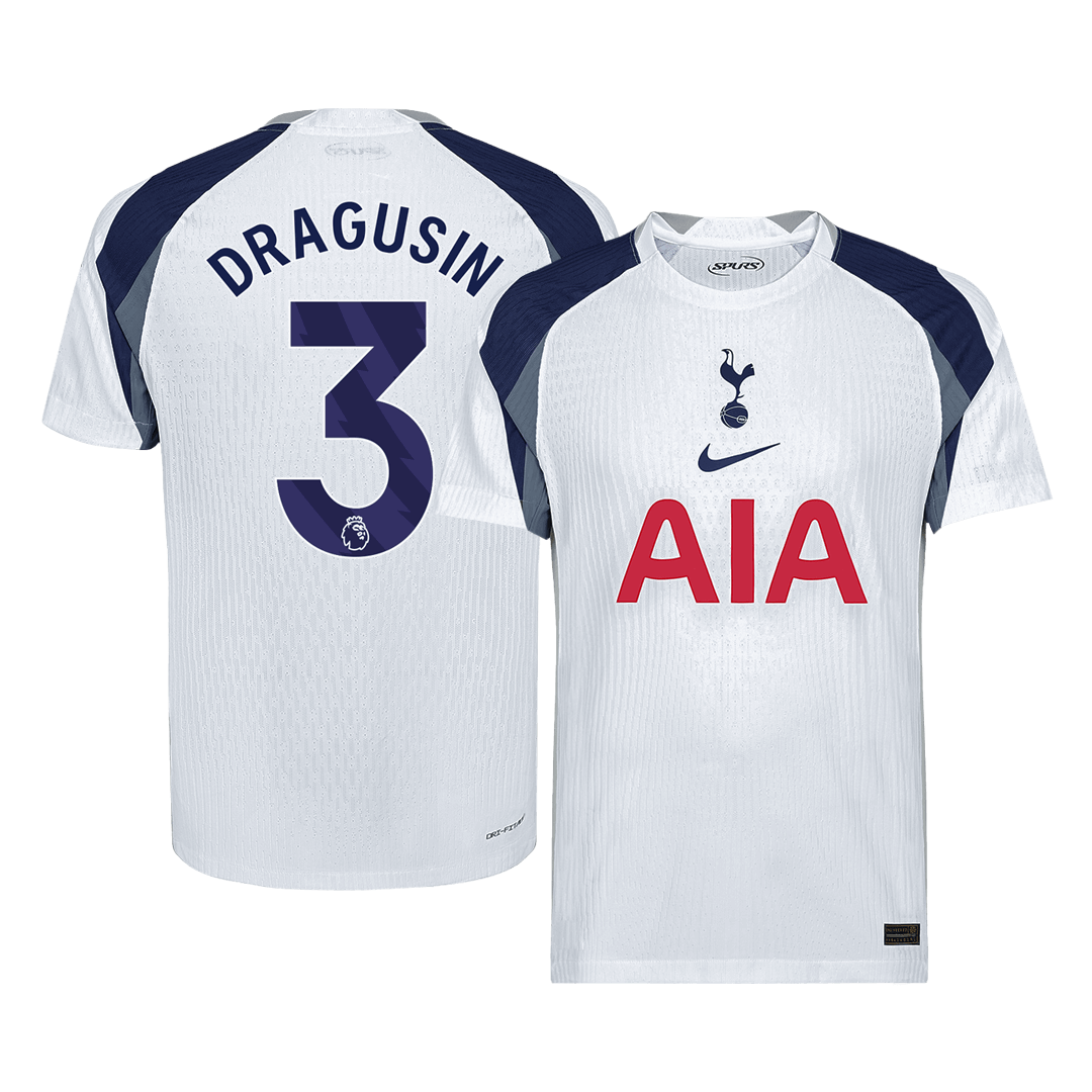 Tottenham Hotspur 2025/26 Koti Pelipaita (Player Version) Miesten DRAGUSIN #3