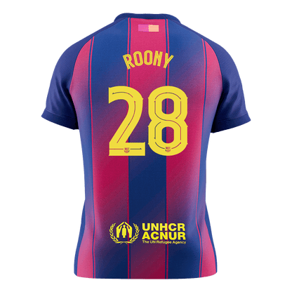 Barcelona 2025/26 UCL Koti Pelipaita Miesten ROONY #28