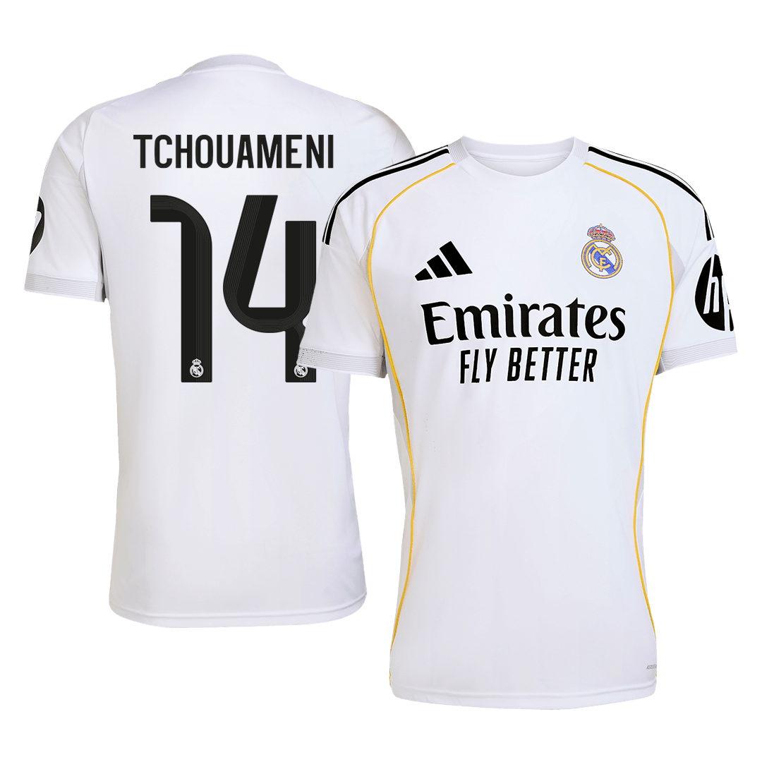 Real Madrid 2025/26 Koti Pelipaita Miesten TCHOUAMENI #14