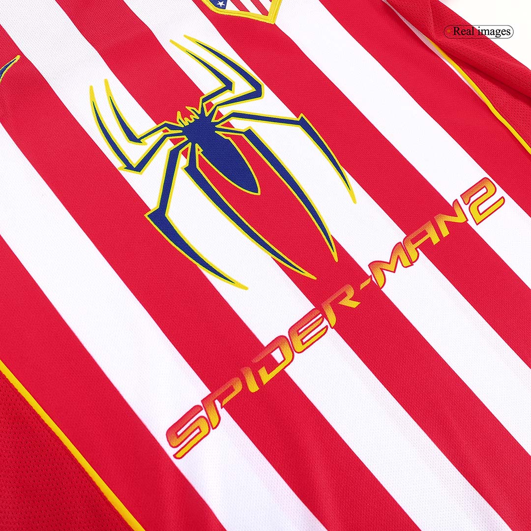 Atletico Madrid 2004/05 Koti Retro-pelipaita Miesten