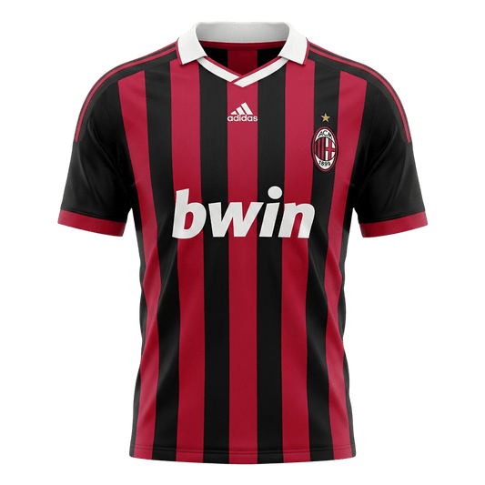 AC Milan 2009/10 Koti Retro-pelipaita Miesten