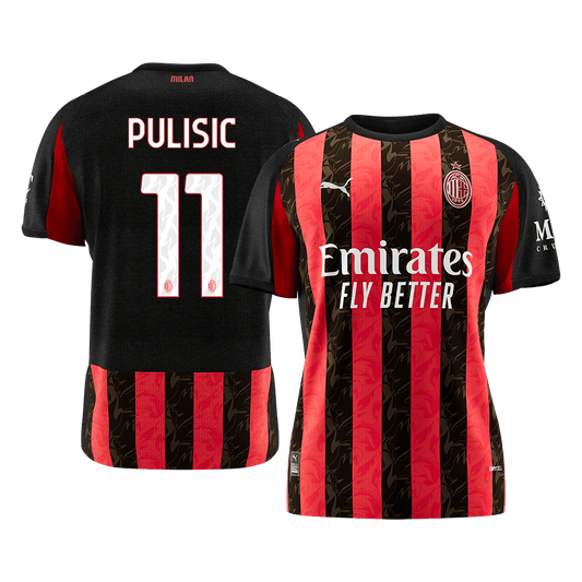 AC Milan 2025/26 Koti Pelipaita Miesten PULISIC #11 [PREMIUM]