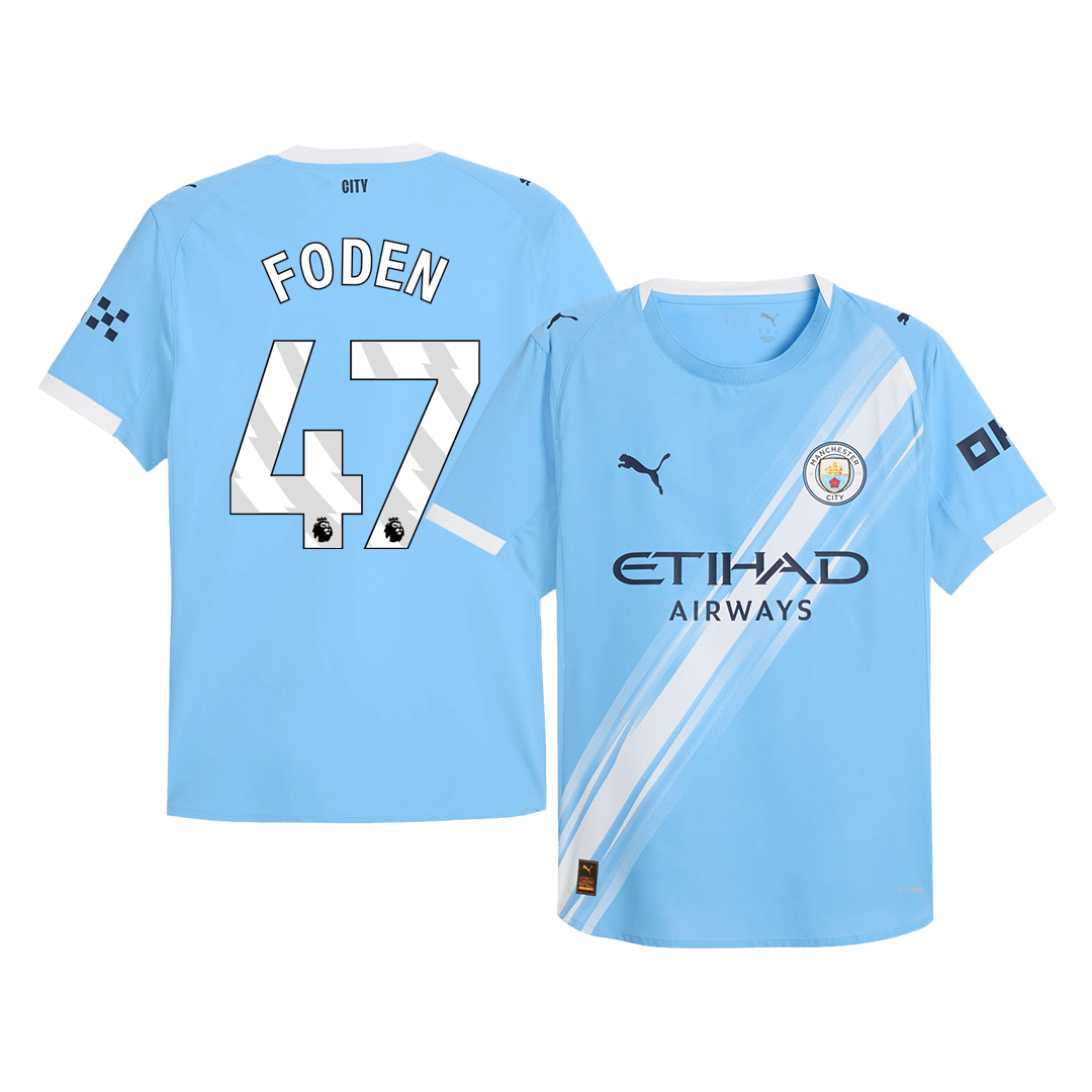 Manchester City 2025/26 Koti Pelipaita (Player Version) Miesten FODEN #47