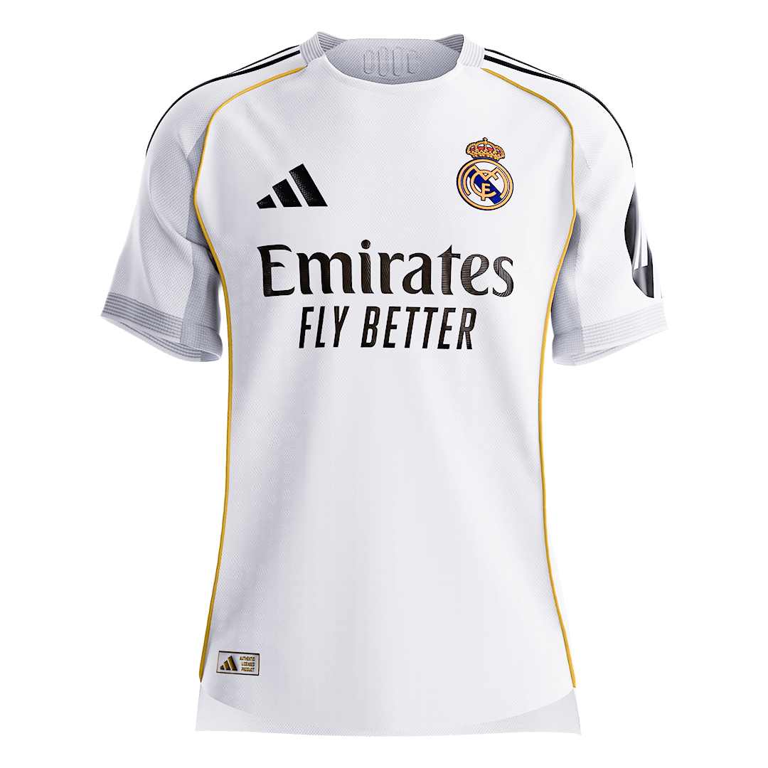 Real Madrid 2025/26 Koti Pelipaita (Player Version) Miesten [PREMIUM]