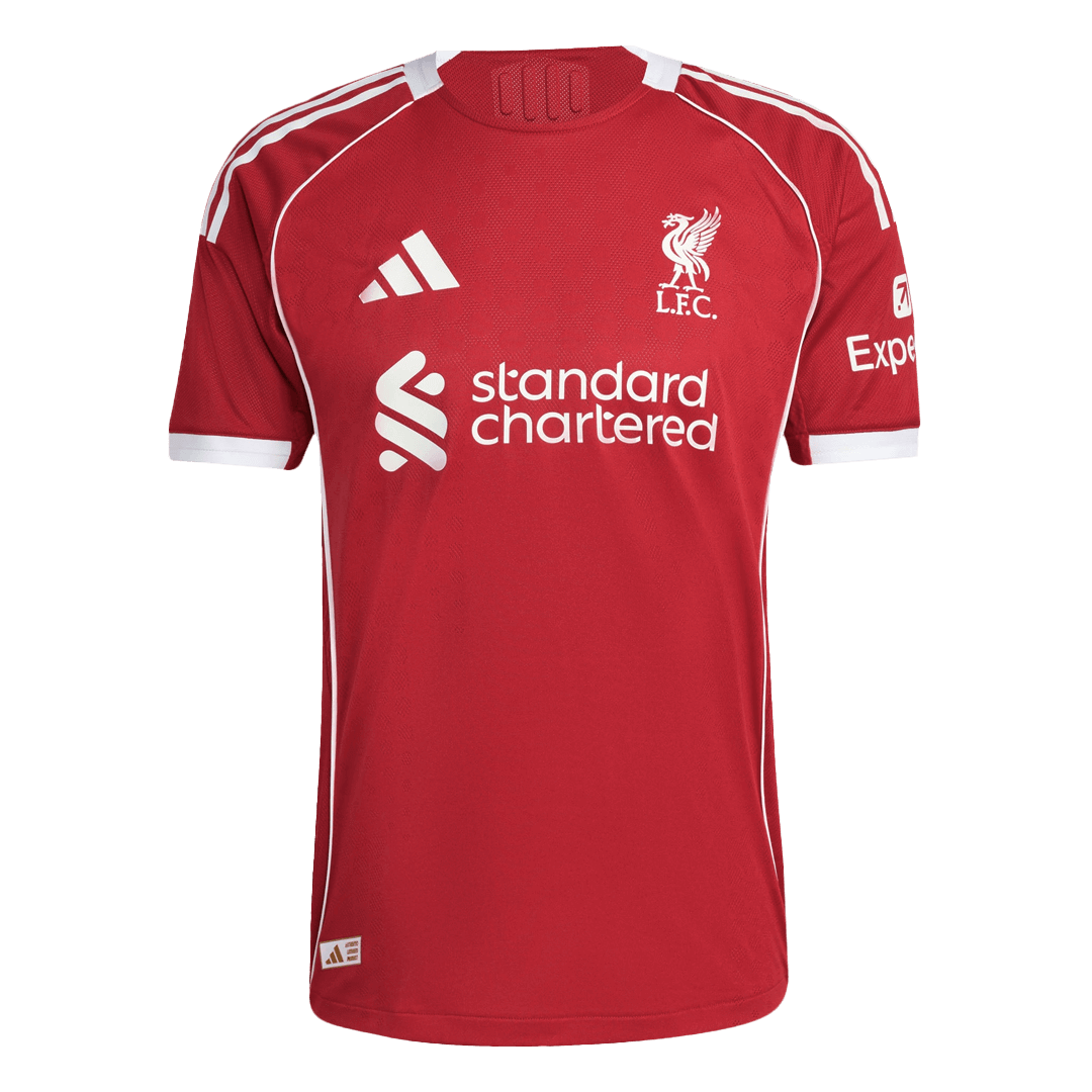 Liverpool 2025/26 Koti Pelipaita (Player Version) Miesten M.SALAH #11