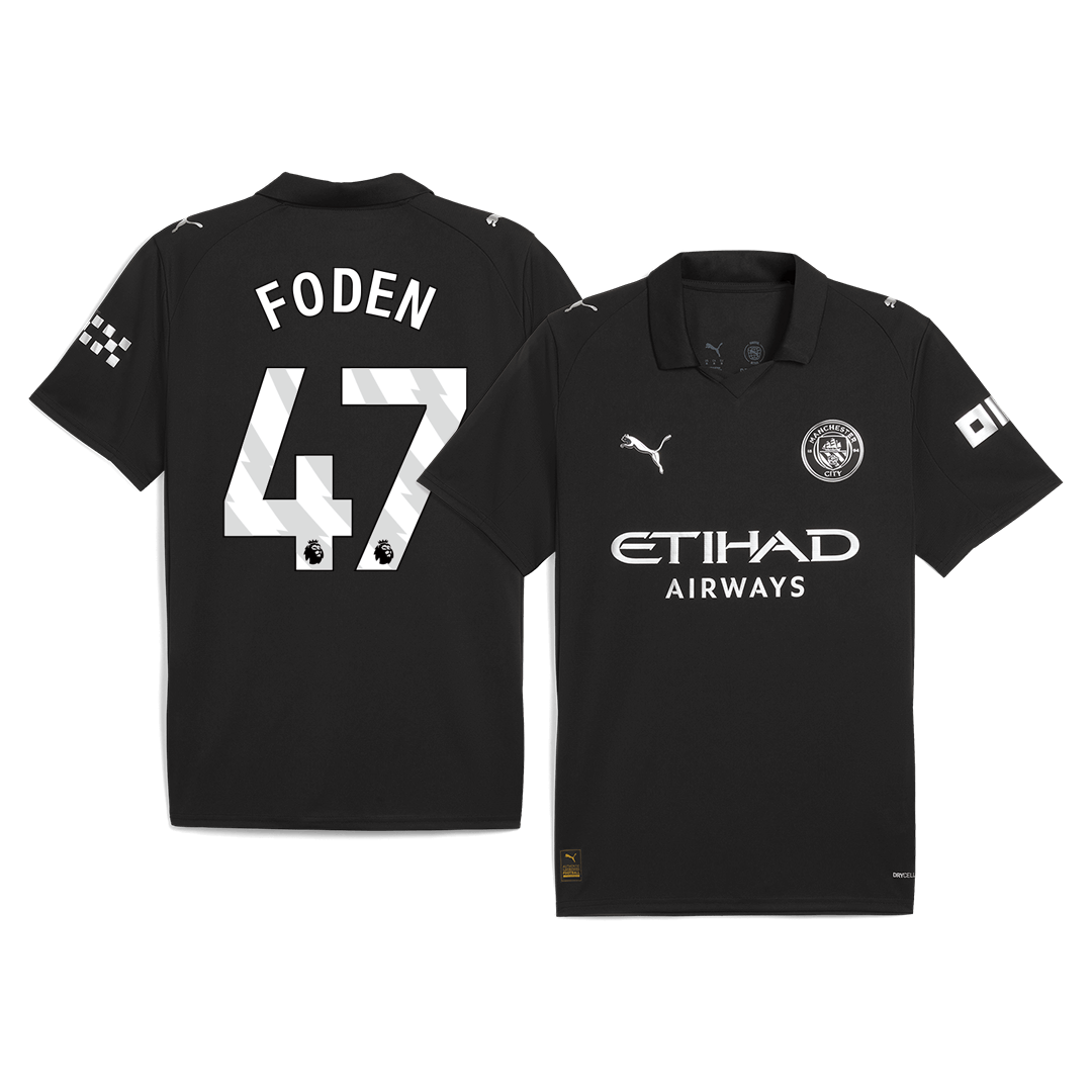 Manchester City 2025/26 Vieras Pelipaita Miesten FODEN #47