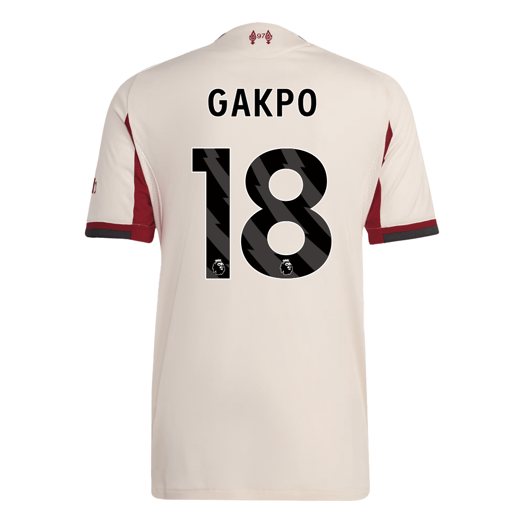 Liverpool 2025/26 Vieras Pelipaita (Player Version) Miesten GAKPO #18