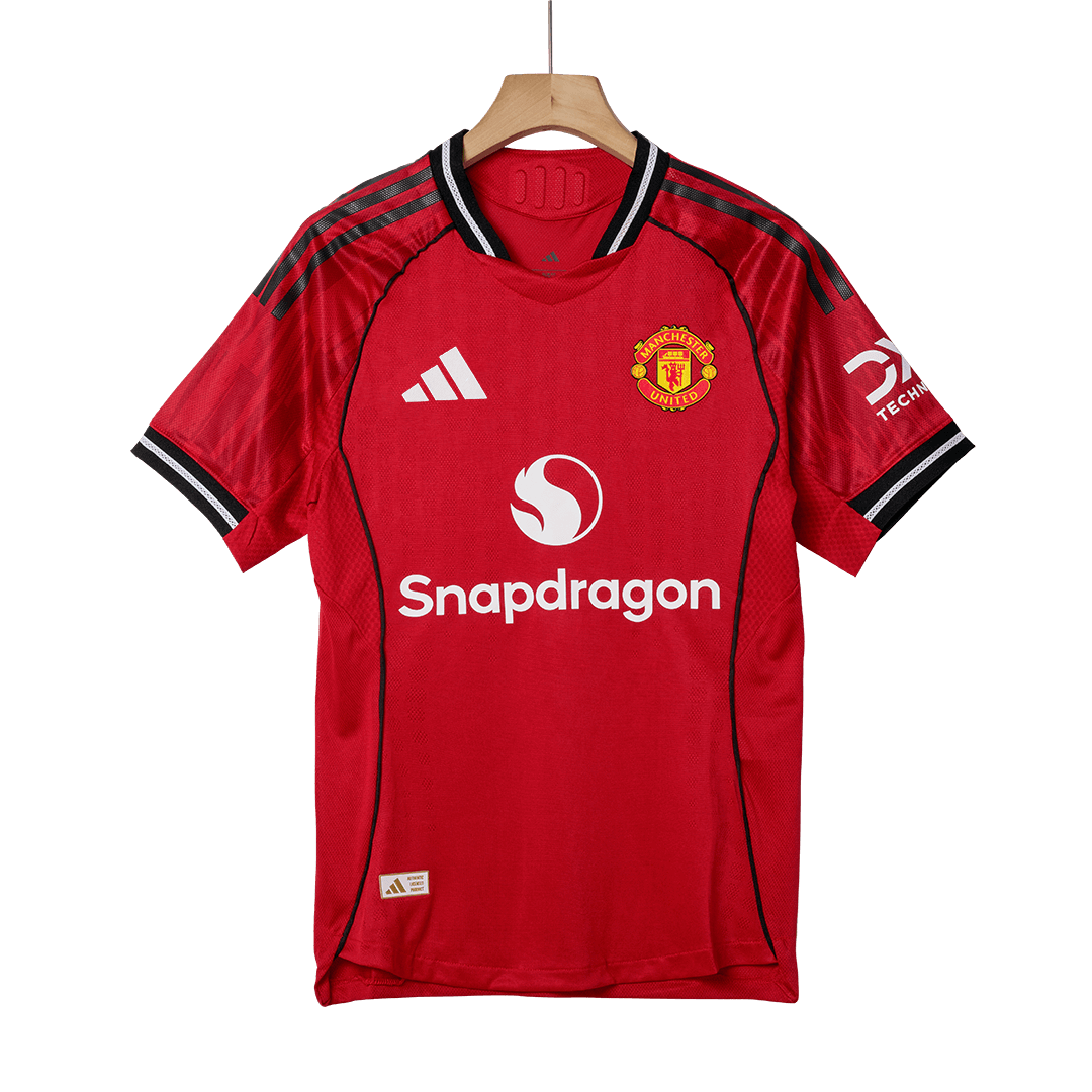 Manchester United 2025/26 Koti Pelipaita (Player Version) Miesten