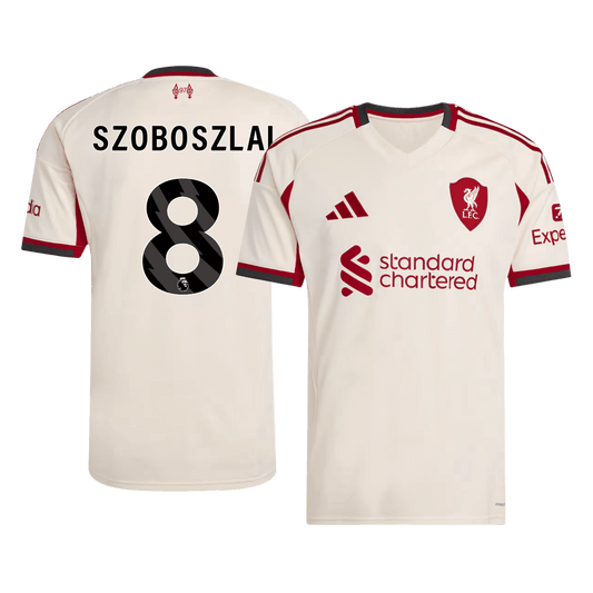 Liverpool 2025/26 Vieras Pelipaita Miesten SZOBOSZLAI #8