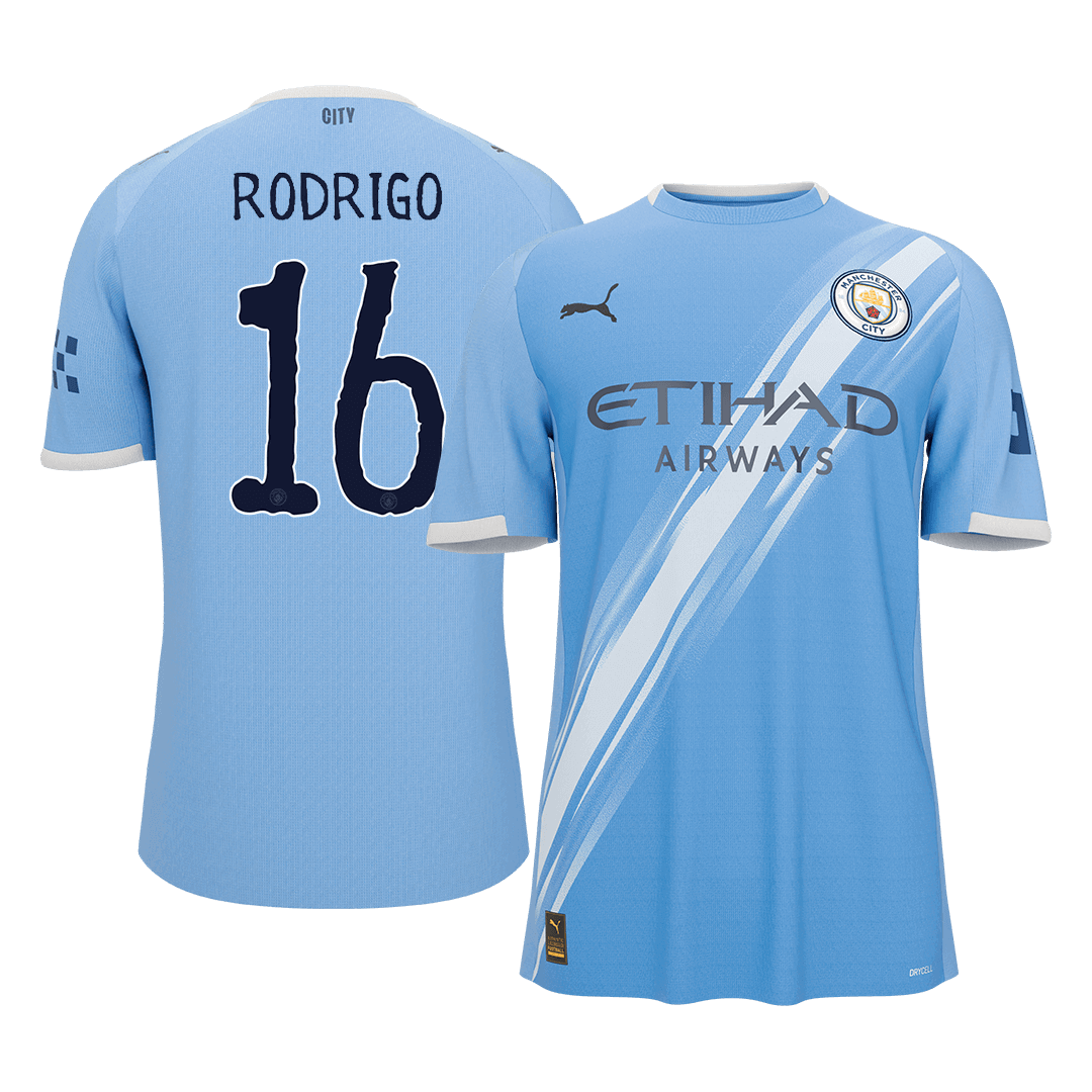 Manchester City World Cup 2025/26 Koti Pelipaita Miesten RODRIGO #16 [PREMIUM]