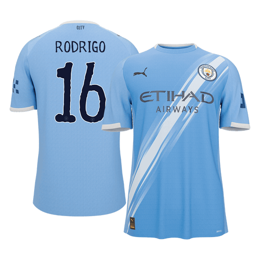 Manchester City World Cup 2025/26 Koti Pelipaita Miesten RODRIGO #16 [PREMIUM]
