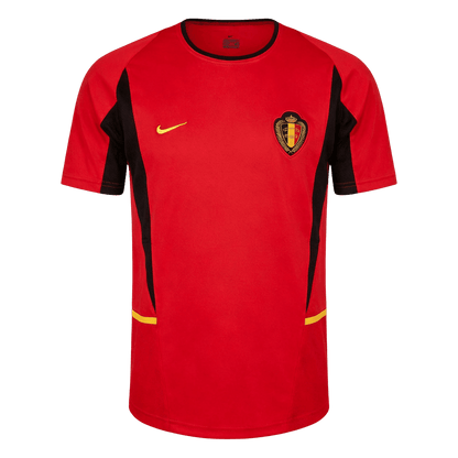 Belgium World Cup 2002 Koti Retro-pelipaita Miesten