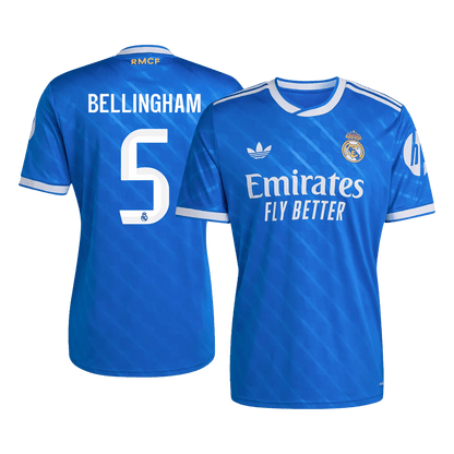 Real Madrid 2025/26 Kolmas Pelipaita Miesten BELLINGHAM #5