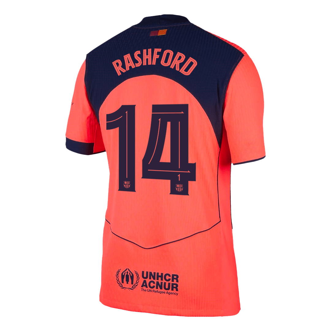 Barcelona 2025/26 UCL Kolmas Pelipaita (Player Version) Miesten RASHFORD #14