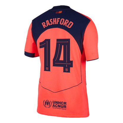 Barcelona 2025/26 UCL Kolmas Pelipaita (Player Version) Miesten RASHFORD #14