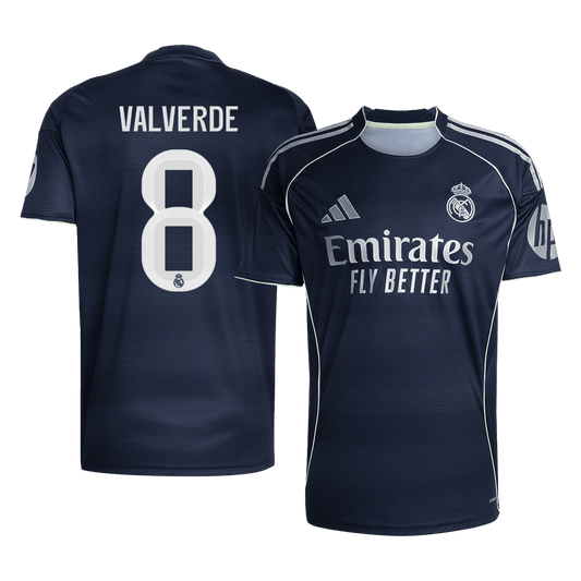 Real Madrid 2025/26 Vieras Pelipaita Miesten VALVERDE #8 [PREMIUM]
