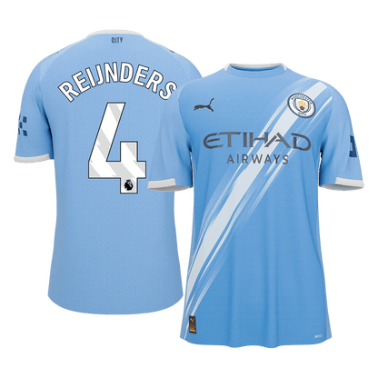 Manchester City 2025/26 Koti Pelipaita Miesten REIJNDERS #4 [PREMIUM]