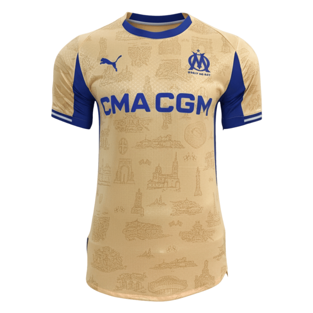 Marseille 2025/26 Neljäs Pelipaita (Player Version) Miesten