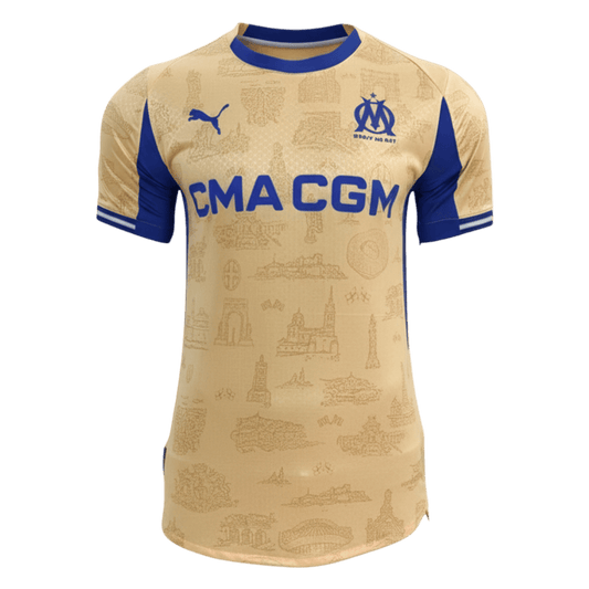 Marseille 2025/26 Neljäs Pelipaita (Player Version) Miesten
