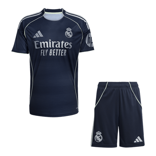 Real Madrid 2025/26 Vieras Pelipaitasetti Miesten [PREMIUM]