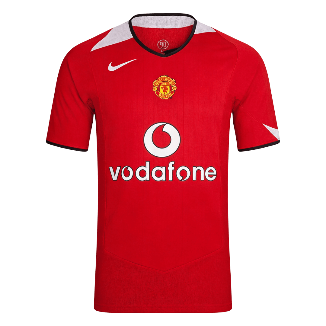 Manchester United 2004/06 Koti Retro-pelipaita Miesten