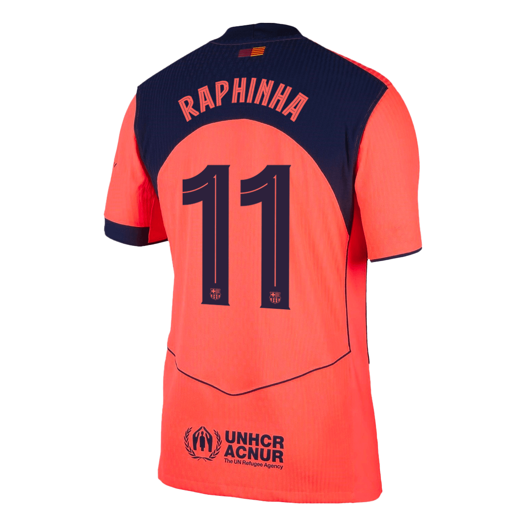 Barcelona 2025/26 UCL Kolmas Pelipaita (Player Version) Miesten RAPHINHA #11