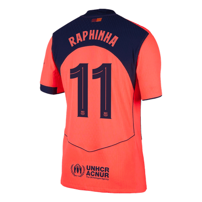 Barcelona 2025/26 UCL Kolmas Pelipaita (Player Version) Miesten RAPHINHA #11