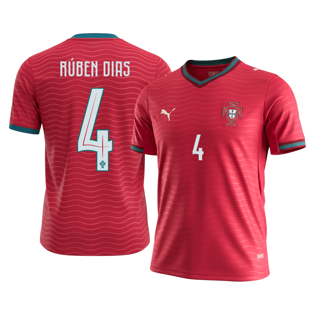 Portugal World Cup 2026 Koti Pelipaita Miesten RÚBEN DIAS #4