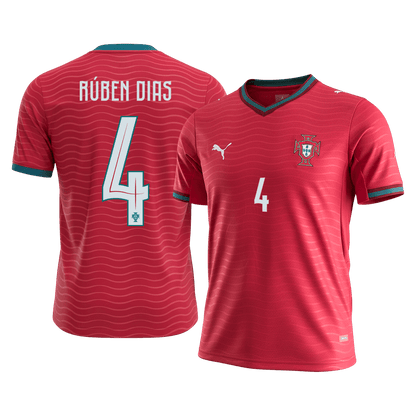 Portugal World Cup 2026 Koti Pelipaita Miesten RÚBEN DIAS #4