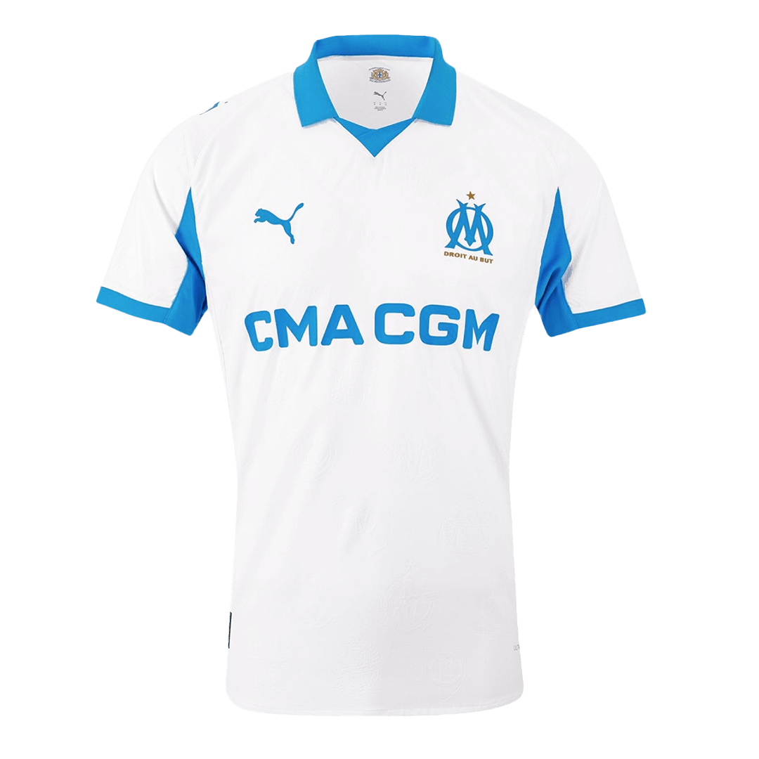 Marseille 2025/26 Koti Pelipaita (Player Version) Miesten