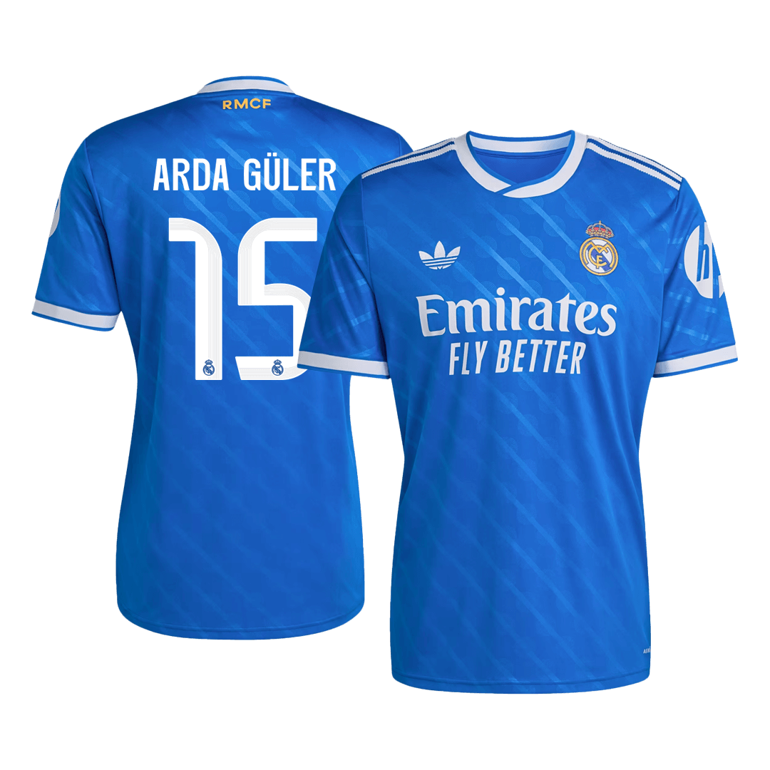 Real Madrid 2025/26 Kolmas Pelipaita Miesten ARDA GÜLER #15