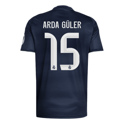 Real Madrid 2025/26 Vieras Pelipaita Miesten ARDA GÜLER #15 [PREMIUM]
