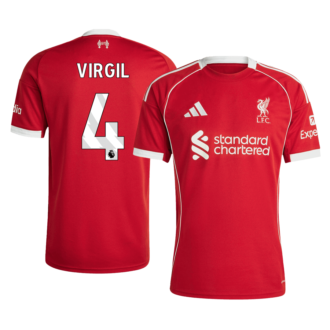 Liverpool 2025/26 Koti Pelipaita Miesten VIRGIL #4