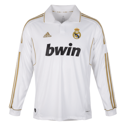 Real Madrid 2011/12 Koti Pitkähihainen Retro-pelipaita Miesten