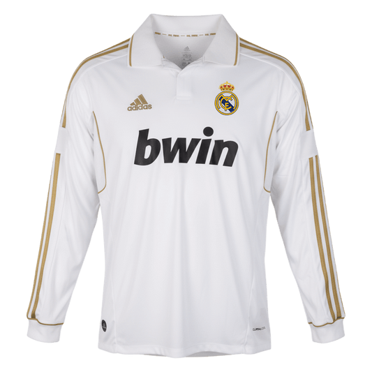 Real Madrid 2011/12 Koti Pitkähihainen Retro-pelipaita Miesten