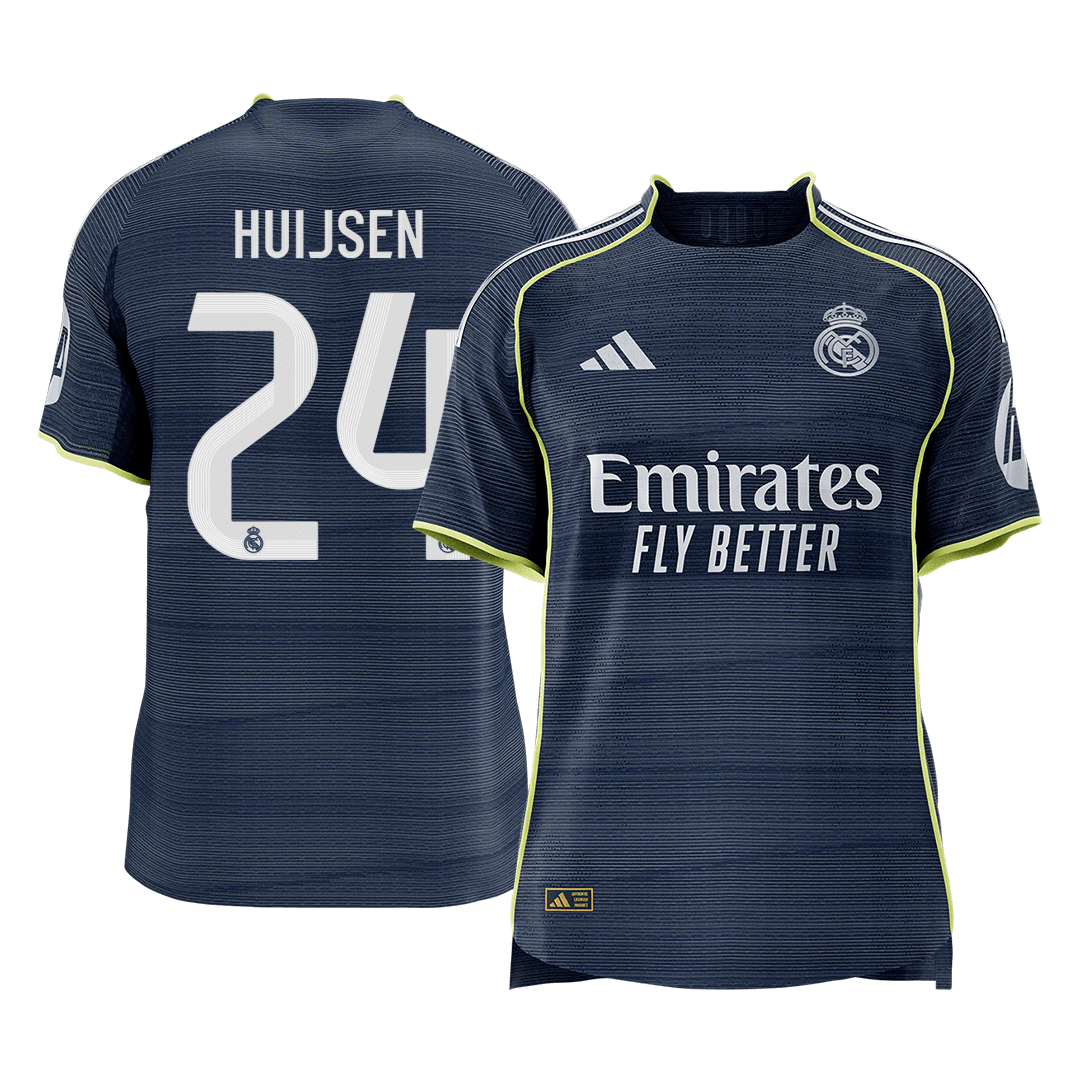Real Madrid 2025/26 Vieras Pelipaita (Player Version) Miesten HUIJSEN #24 [PREMIUM]