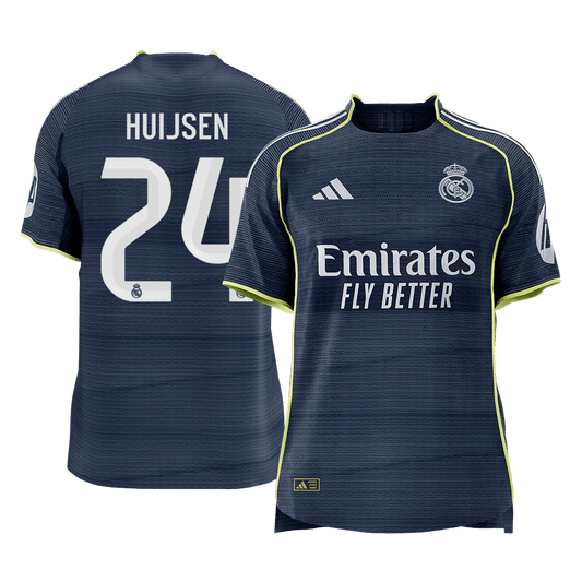 Real Madrid 2025/26 Vieras Pelipaita (Player Version) Miesten HUIJSEN #24 [PREMIUM]
