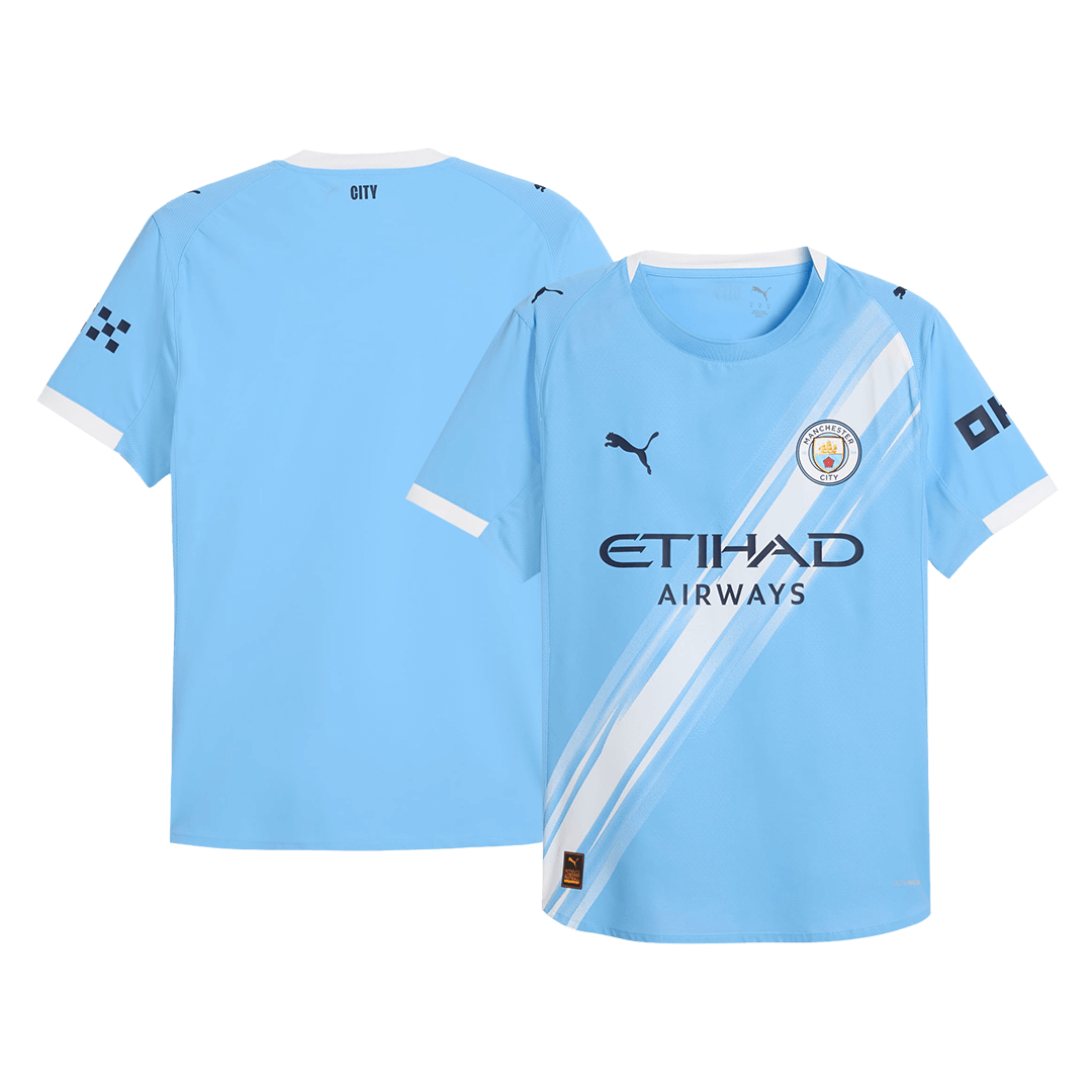 Manchester City 2025/26 Koti Pelipaita (Player Version) Miesten