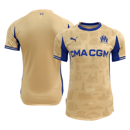 Marseille 2025/26 Neljäs Pelipaita (Player Version) Miesten