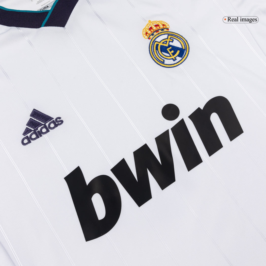 Real Madrid 2012/13 Koti Pitkähihainen Retro-pelipaita Miesten
