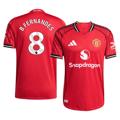 Manchester United 2025/26 Koti Pelipaita (Player Version) Miesten B.FERNANDES #8