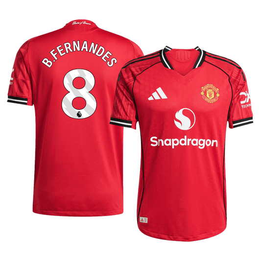 Manchester United 2025/26 Koti Pelipaita (Player Version) Miesten B.FERNANDES #8