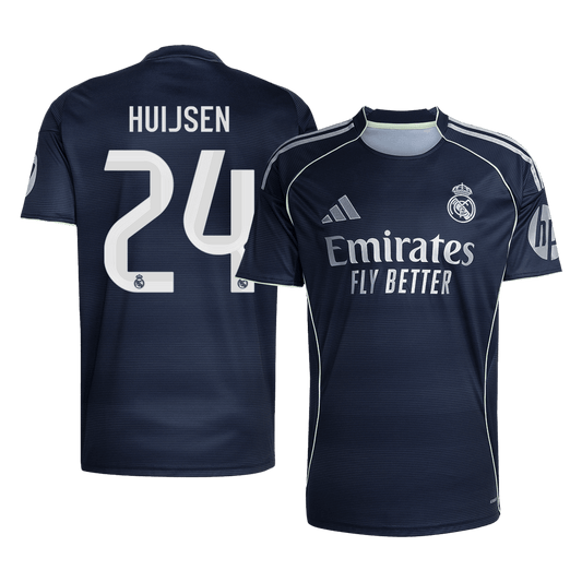 Real Madrid 2025/26 Vieras Pelipaita Miesten HUIJSEN #24 [PREMIUM]