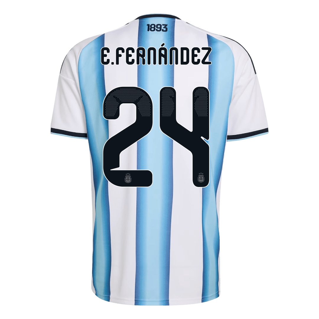Argentina World Cup 2026 Koti Pelipaita Miesten E. FERNÁNDEZ #24 [PREMIUM]
