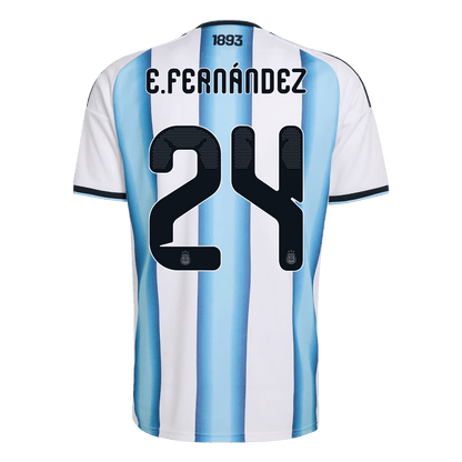 Argentina World Cup 2026 Koti Pelipaita Miesten E. FERNÁNDEZ #24 [PREMIUM]