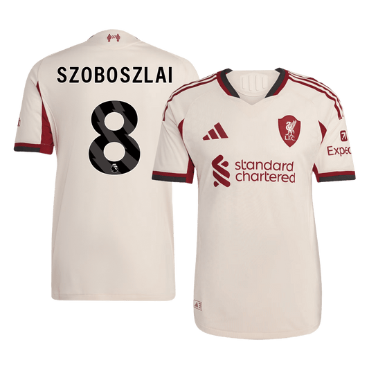 Liverpool 2025/26 Vieras Pelipaita (Player Version) Miesten SZOBOSZLAI #8