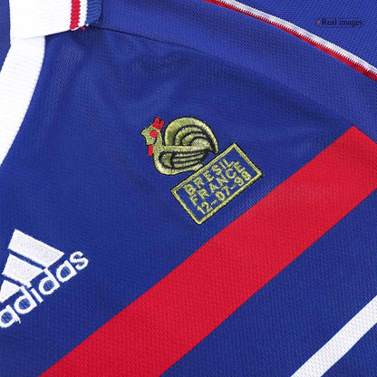 France World Cup 1998 Koti Retro-pelipaita Miesten ZIDANE #10