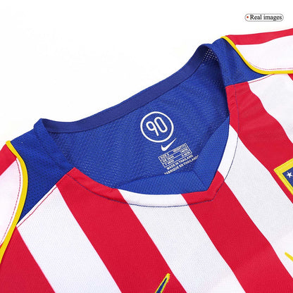 Atletico Madrid 2004/05 Koti Retro-pelipaita Miesten